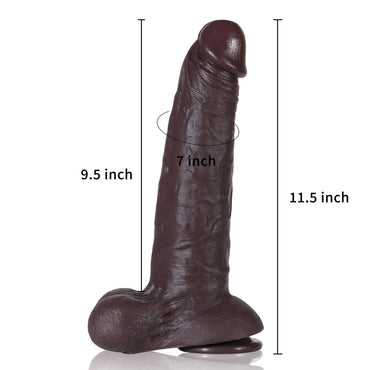 Liam Black 11inch Huge Realistic Dildo With Balls sex toy