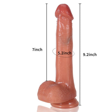 Sharok 9 Zoll geblasener realistischer Dildo mit Fernbedienung